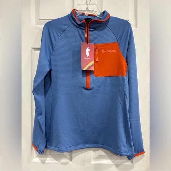 Cotopaxi Women's Medium Otero Fleece Half-Zip Pullover Alpine Blue NWT